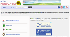 Desktop Screenshot of dltk-kids.com