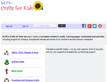 Tablet Screenshot of dltk-kids.com